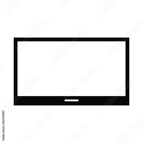 televison icon modern, flat screen