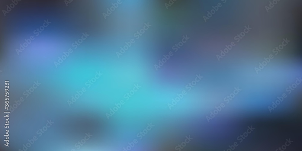 Dark blue vector abstract blur backdrop.