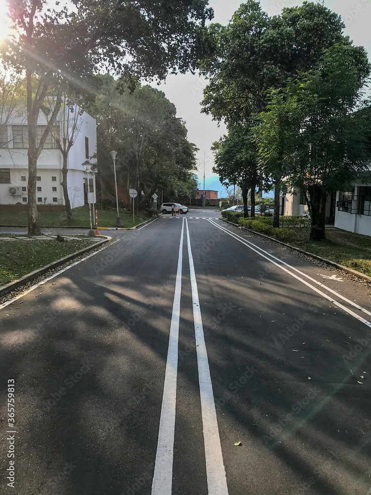 road in the city