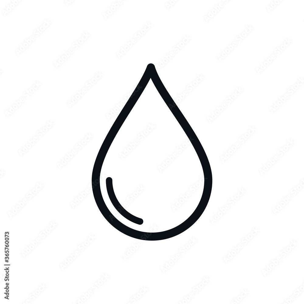 Drop water icon vector logo design template flat style Drop water icon vector logo design template flat style