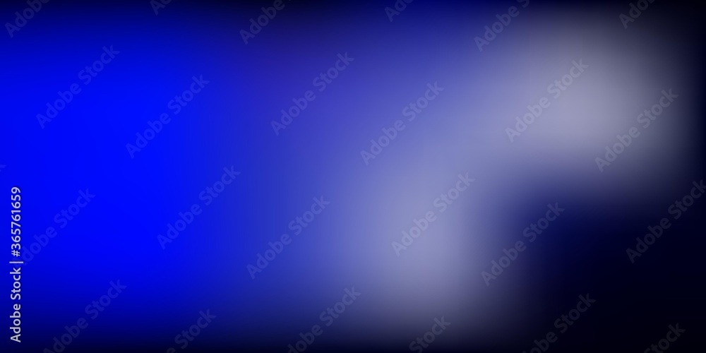 Dark BLUE vector blur background.
