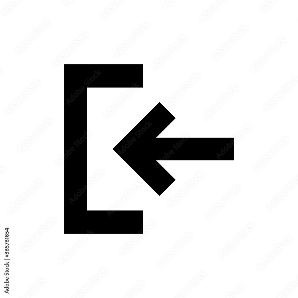 login button computer icon vector 