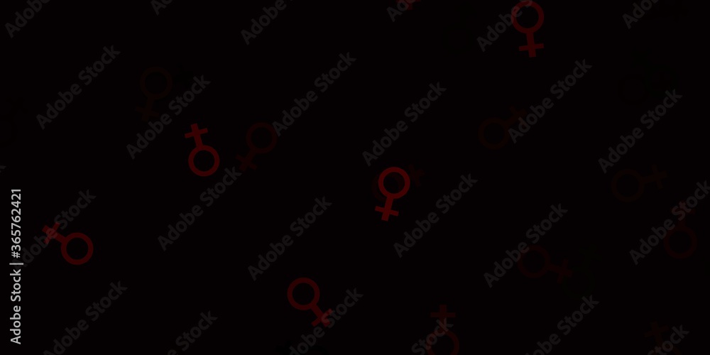 Light Brown vector backdrop with woman's power symbols. Light Brown vector backdrop with woman's power symbols.