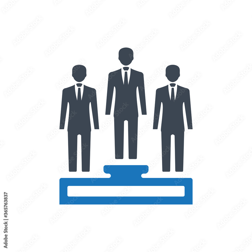 business competitor icon ( vector illustration ) business competitor icon ( vector illustration )