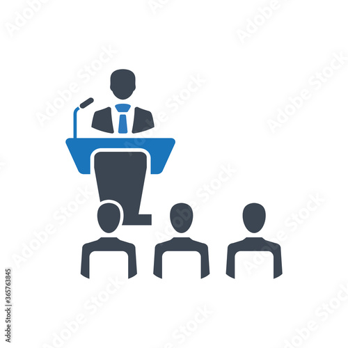 Conference icon ( vector illustration )