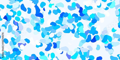 Light blue vector pattern with abstract shapes.