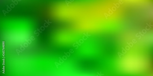 Light green, yellow vector blur template.
