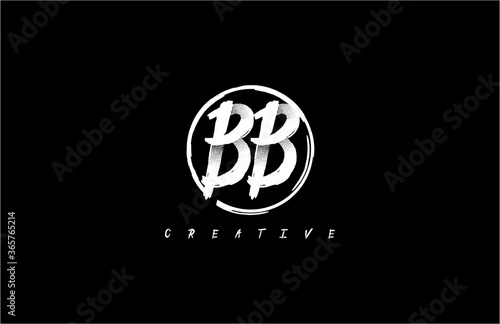 Letter BB Circle Line Abstract Artistic Urbane Logotype