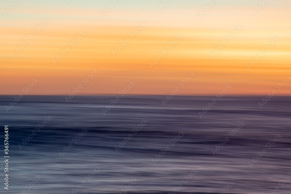 Abstract sunrise over the ocean