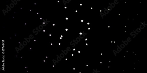 Dark Pink, Green vector background with small and big stars. Colorful illustration with abstract gradient stars. Pattern for new year ad, booklets.