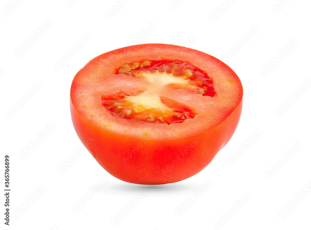 Ripe tomatoes on white background Ripe tomatoes on white background
