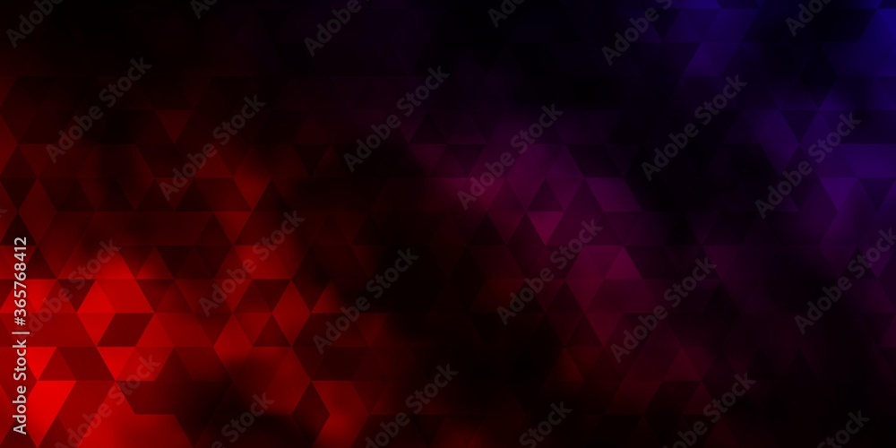 Dark Pink, Yellow vector template with crystals, triangles. Dark Pink, Yellow vector template with crystals, triangles.