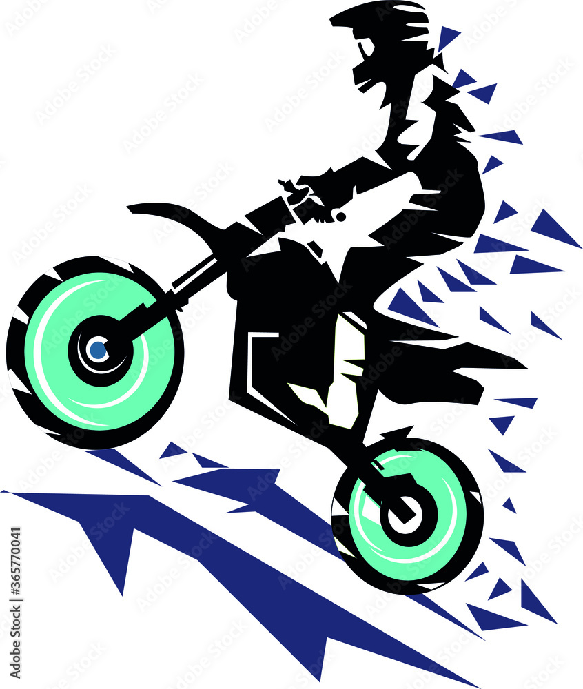 Fototapeta premium motocross