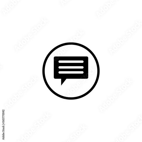 chat icon  message icon vector symbol eps 10 isolated illustration white background