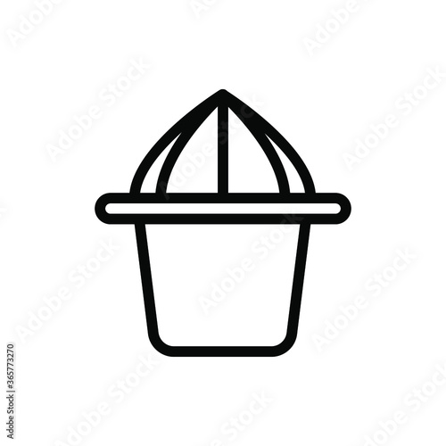 squeezer icon vector illustration outline style. summer icon set.
