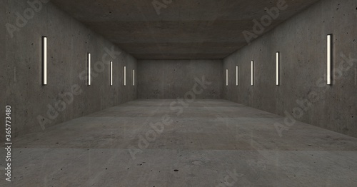  concrete simple lighting unique 3d place image_11 © haena