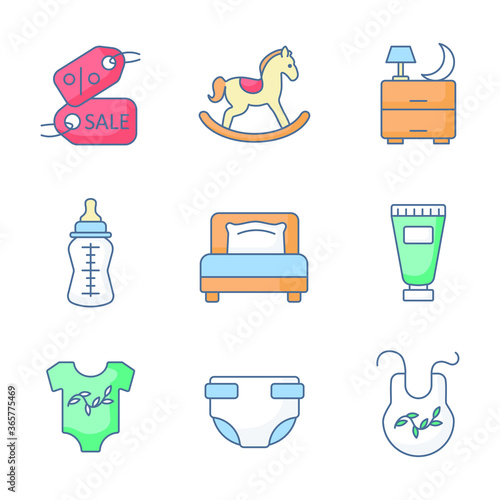 color icon for menu store