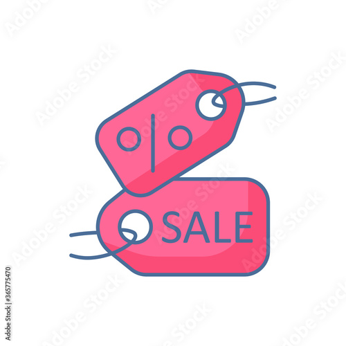 color icon for menu store, sale