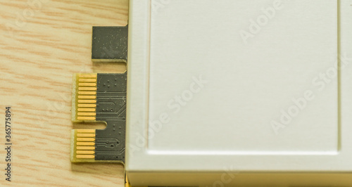 Connector pins for PCI-e express photo