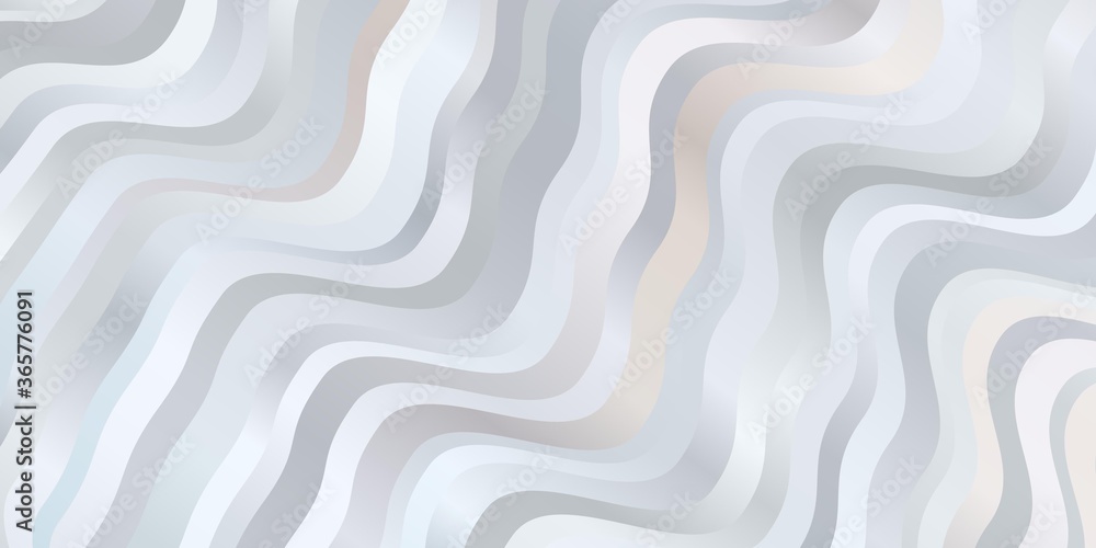 Fototapeta premium Light Purple vector template with curves. Colorful illustration with curved lines. Pattern for commercials, ads.