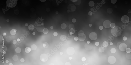 Light Gray vector backdrop with dots. Illustration with set of shining colorful abstract spheres. Pattern for wallpapers, curtains.