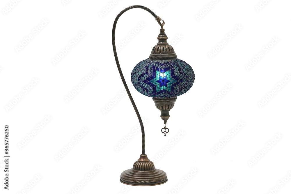 ottoman tile embroidered desktop lamp ottoman tile embroidered desktop lamp