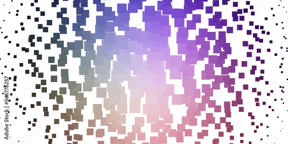 Fototapeta premium Light Pink, Green vector background with rectangles. Modern design with rectangles in abstract style. Pattern for commercials, ads.