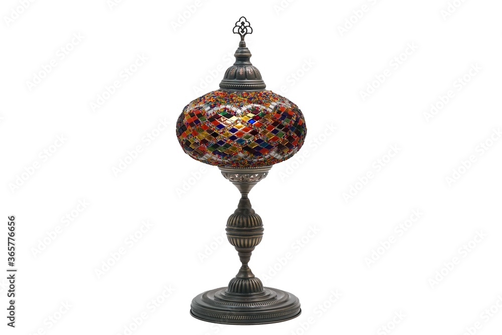 ottoman tile embroidered desktop lamp ottoman tile embroidered desktop lamp