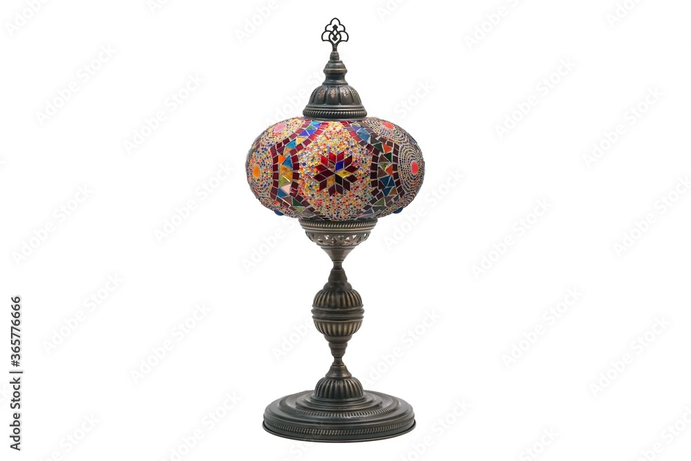 ottoman tile embroidered desktop lamp ottoman tile embroidered desktop lamp