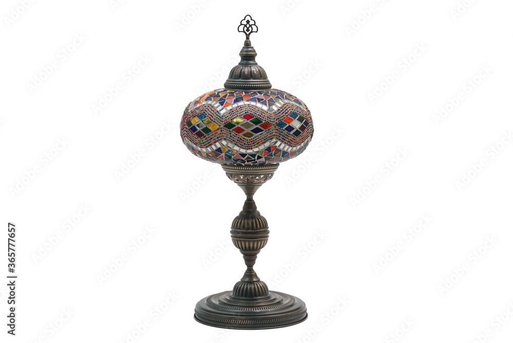 ottoman tile embroidered desktop lamp ottoman tile embroidered desktop lamp