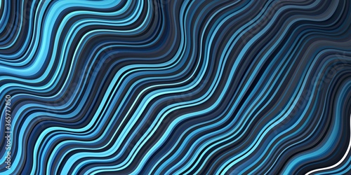 Dark BLUE vector pattern with lines.