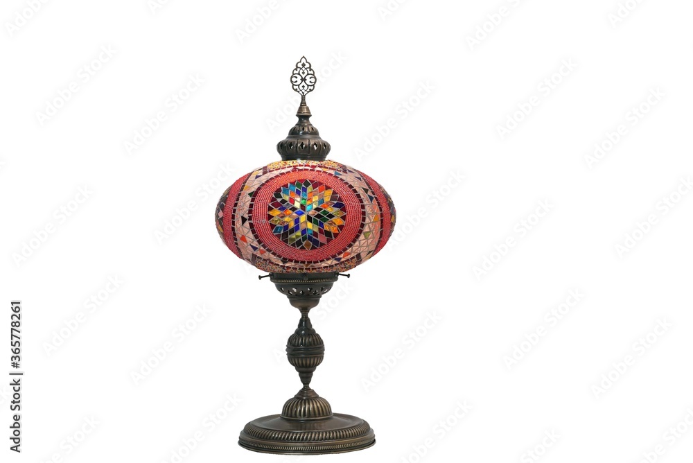 ottoman tile embroidered desktop lamp ottoman tile embroidered desktop lamp