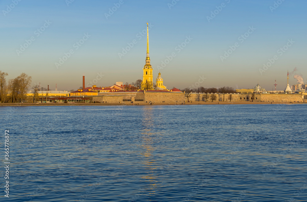Peter and Paul Fortress. Saint Petersburg,  Russia.