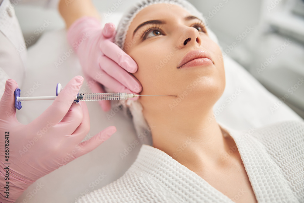 Beauty procedure in high quality cosmetic salon Beauty procedure in high quality cosmetic salon