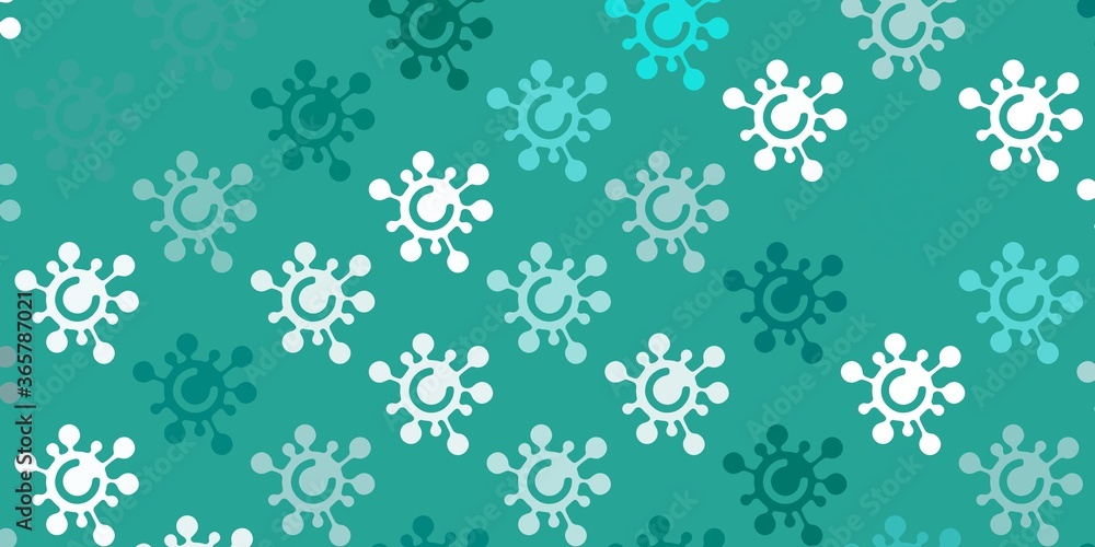 Light Green vector texture with disease symbols. Light Green vector texture with disease symbols.