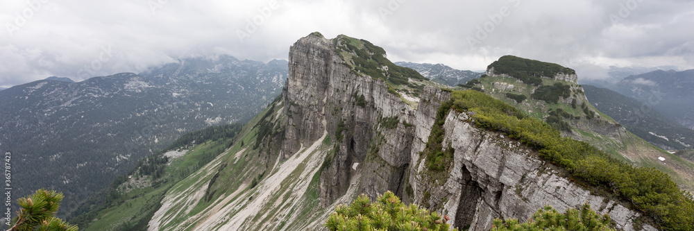 Panoramic view of Greimuth peak in the austrian Alps. Austria Panoramic view of Greimuth peak in the austrian Alps. Austria