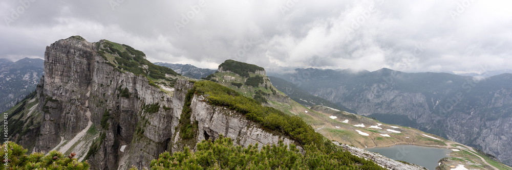 Panoramic view of Greimuth peak in the austrian Alps. Austria