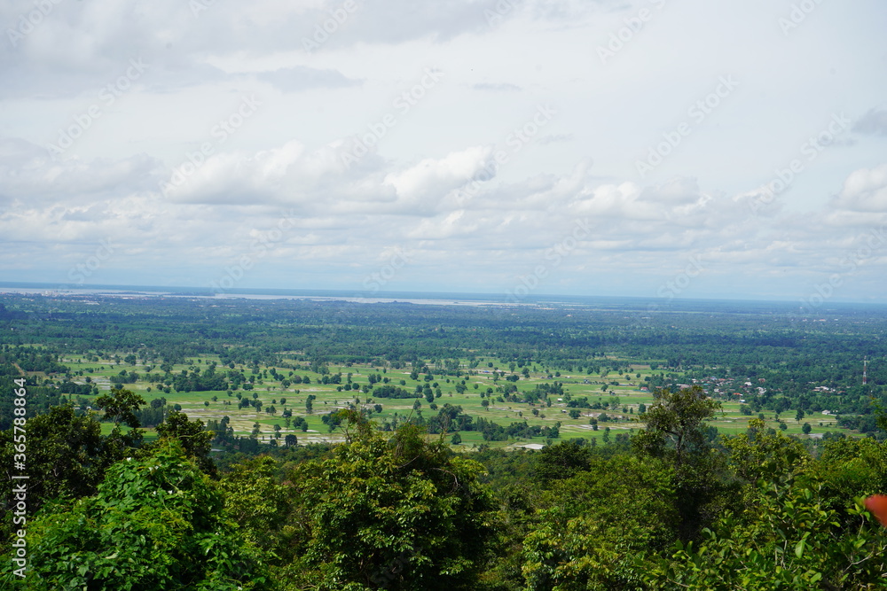 view from the top of the hill