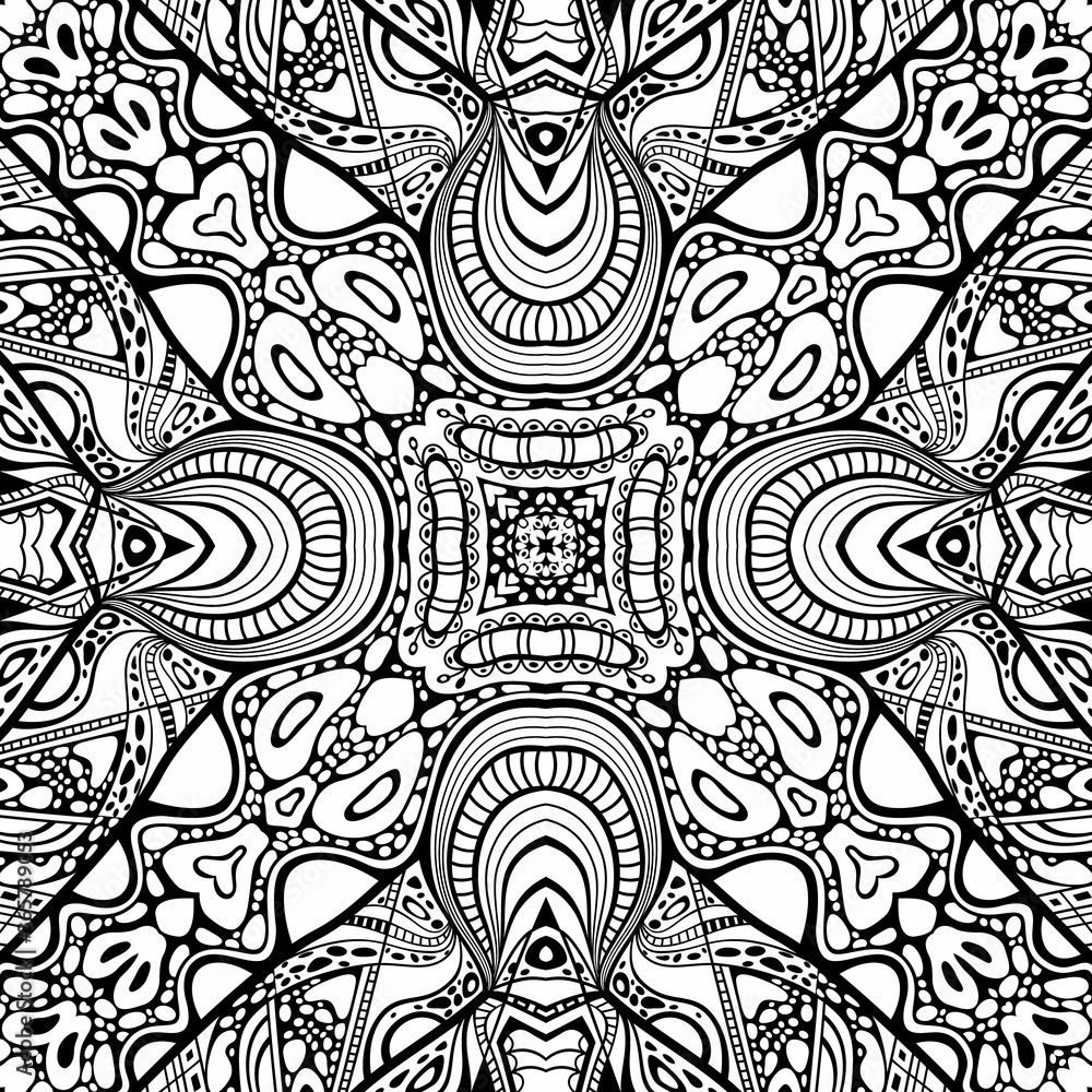 Vector abstract modern cartoon seamless pattern Vector abstract modern cartoon seamless pattern