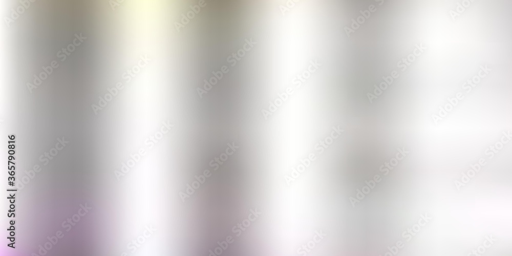 Light pink, yellow vector abstract blur layout.