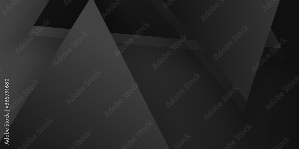 Dark black neutral abstract triangle background for presentation design Dark black neutral abstract triangle background for presentation design