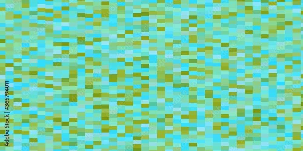 Fototapeta premium Light Blue, Green vector background in polygonal style. New abstract illustration with rectangular shapes. Design for your business promotion.