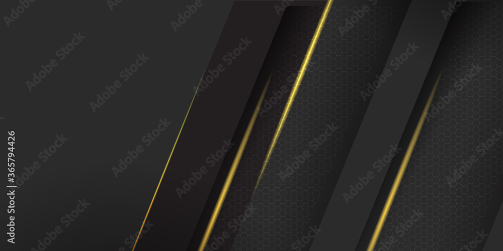 Futuristic perforated technology abstract presentation background with yellow neon glowing lines. Vector banner design Futuristic perforated technology abstract presentation background with yellow neon glowing lines. Vector banner design