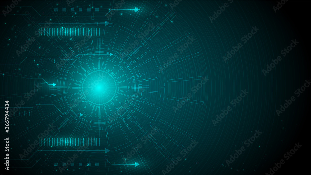Circuit technology background Circuit technology background