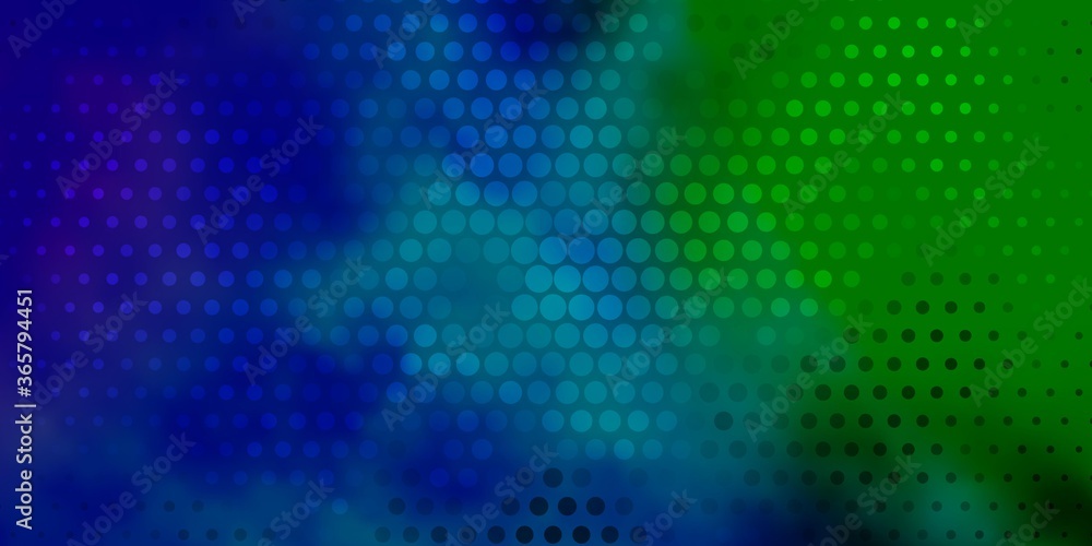 Dark Blue, Green vector pattern with circles. Abstract illustration with colorful spots in nature style. New template for your brand book. Dark Blue, Green vector pattern with circles. Abstract illustration with colorful spots in nature style. New template for your brand book.
