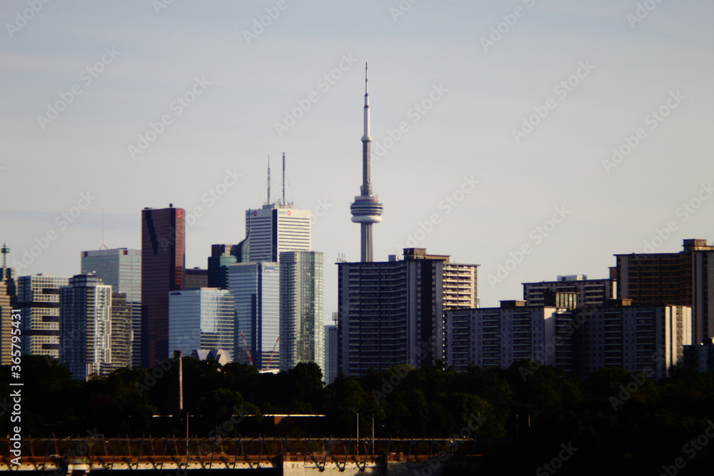 Toronto city before the sunset