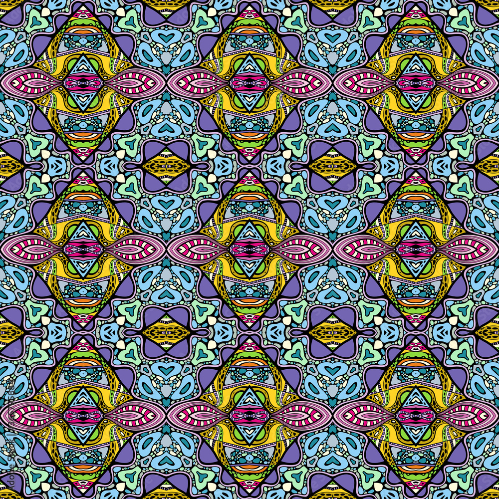 Vector abstract modern cartoon seamless pattern Vector abstract modern cartoon seamless pattern