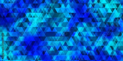 Light BLUE vector backdrop with lines, triangles.