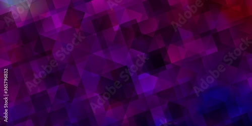 Light Purple, Pink vector background with triangles.