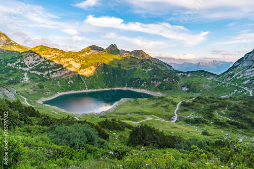 Fantastic hike in the Lechquellen Mountains in Vorarlberg Austria